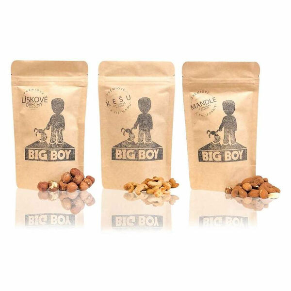 BIG BOY Oříškový set mandle, lískáče, kešu 1500 g porovnat ceny