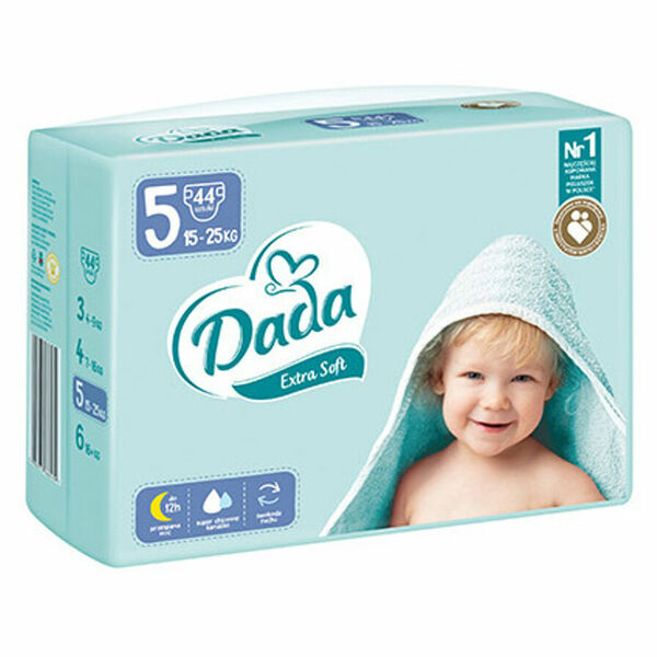 DADA Extra soft plenky velikost 5 15-25kg 44 kusů porovnat ceny