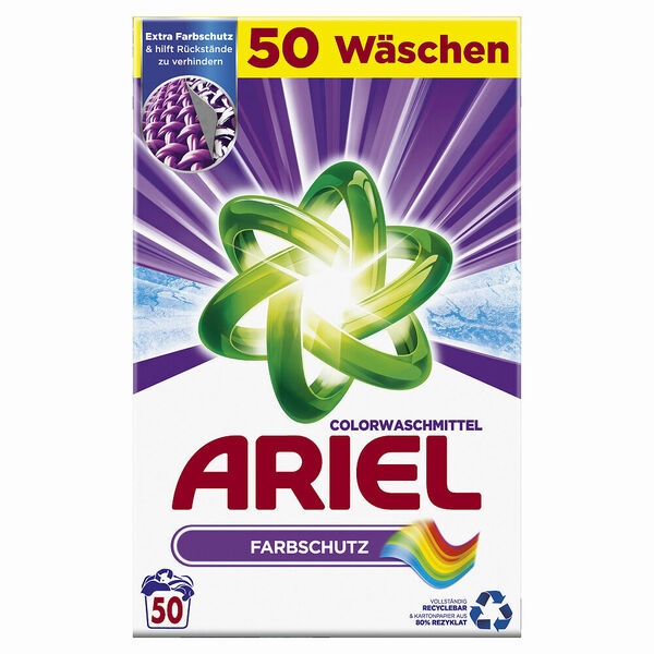ARIEL Color Prací prášek Box 50 praní 3,25 kg porovnat ceny