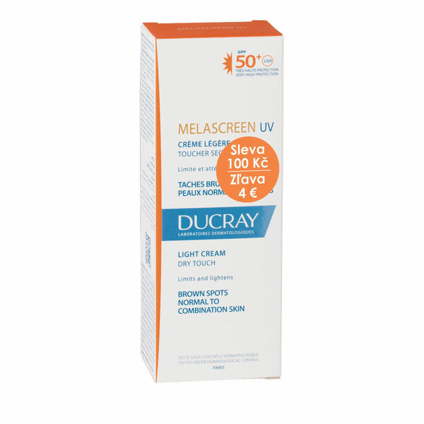 Ducray Melascreen Lehký krém SPF50+ 40 ml porovnat ceny