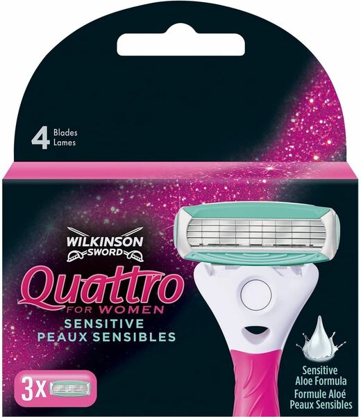 Wilkinson Sword Quattro for Women - Náhradní hlavice 3ks porovnat ceny