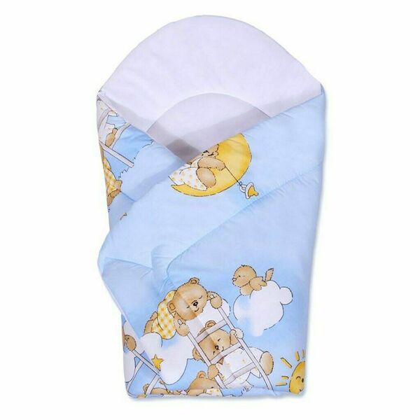 New Baby Dětská zavinovačka modrá s medvídkem porovnat ceny