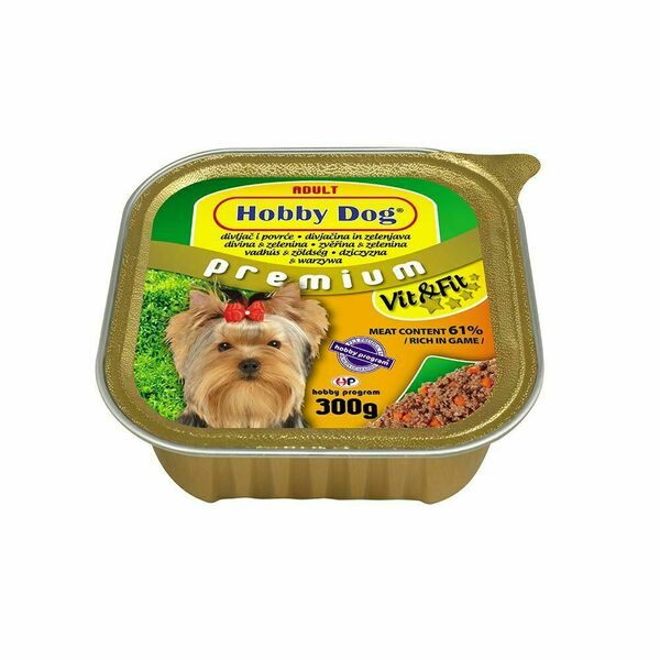 Hobby Dog Zvěřina se zeleninou konzerva 300 g porovnat ceny