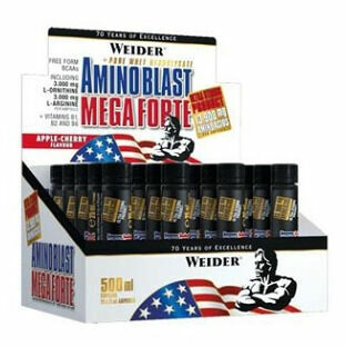 WEIDER Amino blast mega forte aminokyseliny v tekuté formě 20 ampulí porovnat ceny