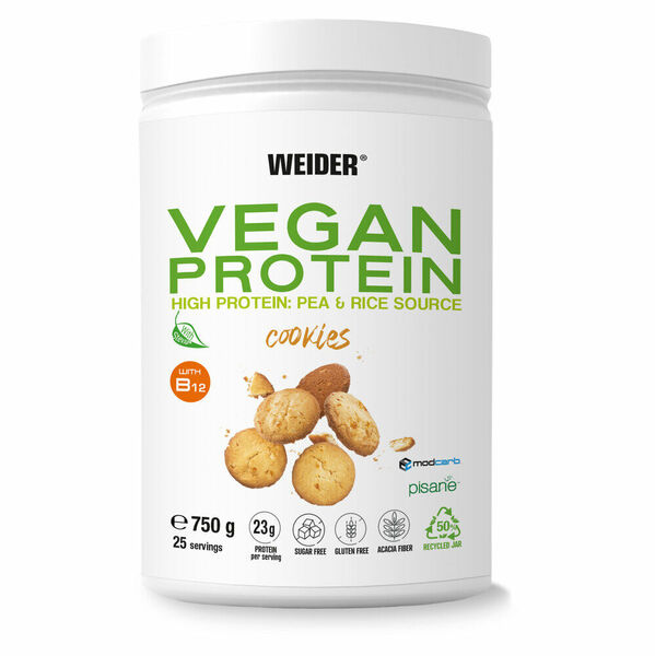 WEIDER Vegan protein příchuť cookies 750 g porovnat ceny