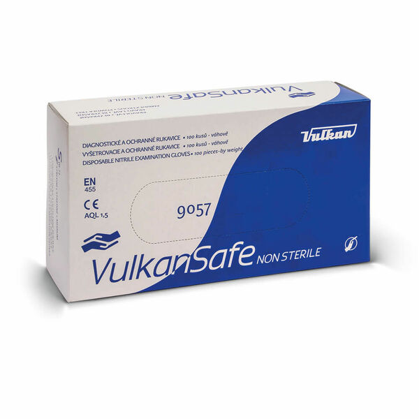 DONA NITRIL VULKANSAFE vel. S rukavice vyšetřovací bezprašné 100 ks porovnat ceny