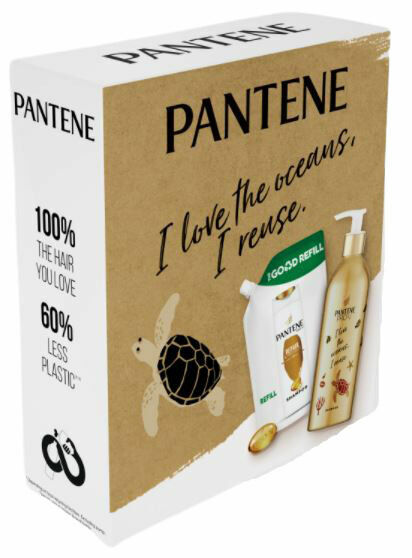 Pantene Sada Intensive Repair: Šampon v doplnitelné lahvi a náhradní náplň porovnat ceny