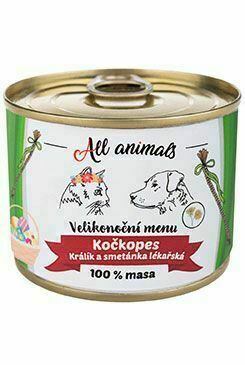 All Animals Kočkopes Velikon.menu Králík Smetánka 200g porovnat ceny
