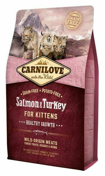 Carnilove Cat Kitten Salmon & Turkey Grain Free 2 kg porovnat ceny