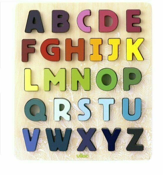 Vilac Vkládací puzzle abeceda 27ks porovnat ceny