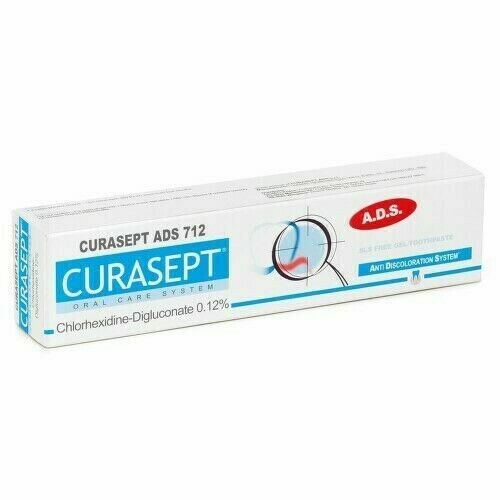 Curasept Ads 712 Gelová Zubní Pasta 0.12%chx 75ml porovnat ceny