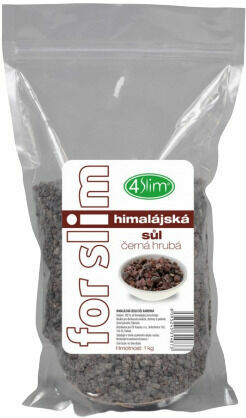 4slim Himalájská sůl černá hrubá 1kg porovnat ceny