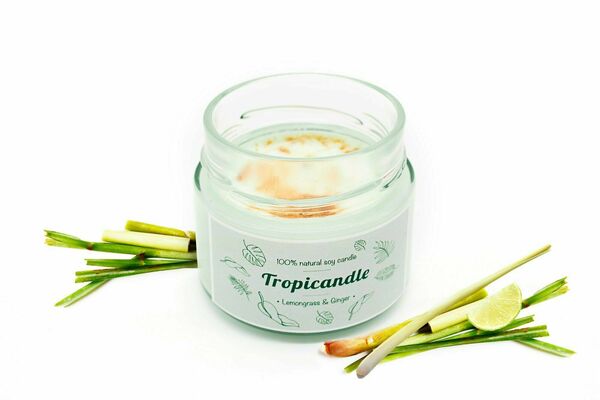 Tropicandle přírodní svíčka Citrónová tráva a zázvor 150 ml porovnat ceny