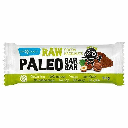 MaxSport RAW PALEO BAR kakao/lískové oříšky 50g porovnat ceny