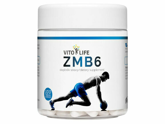Vito Life ZMB6 Zinek Magnesium Vitamín B6 100 tobolek porovnat ceny