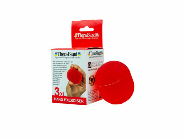 THERA-BAND Hand Exerciser posilovač rukou měkké gelové červené vajíčko XL porovnat ceny