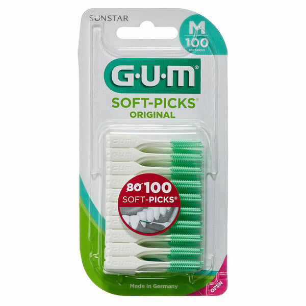G.U.M Soft-Picks mezizubní kartáček gumový M 100 kusů porovnat ceny