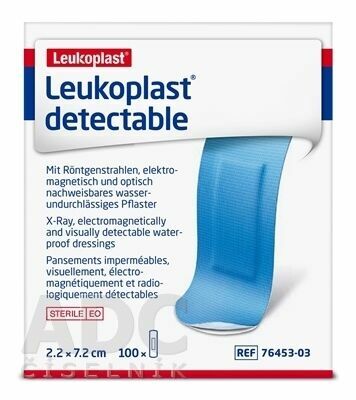 Leukoplast Detectable Nápl.voděod.2.2x7.2cm 100ks porovnat ceny