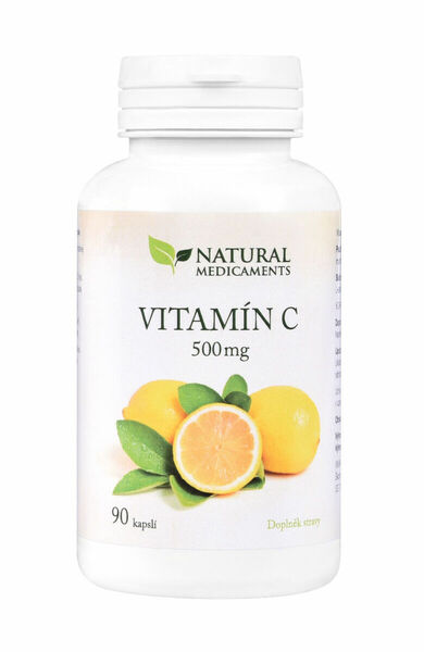Natural Medicaments Vitamín C 500 mg 90 kapslí porovnat ceny