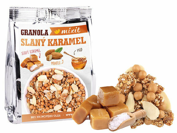 Mixit Granola z pece - Slaný karamel do kapsy 70g porovnat ceny