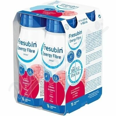 Fresubin Energy Fibre jahoda por.sol.4x200ml porovnat ceny