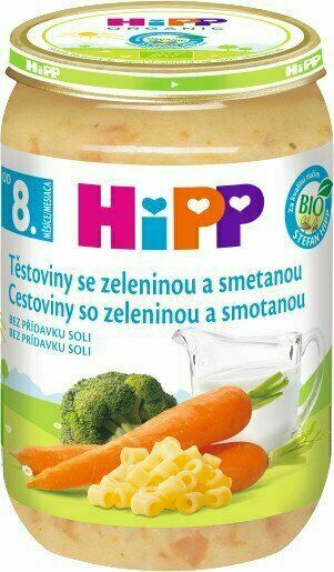 HiPP JUNIOR MENU BIO tagliatelle s brokolicí a smetanou 220 g porovnat ceny