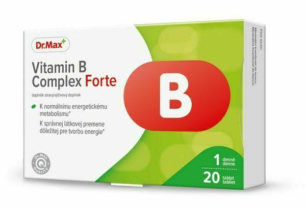 Dr.Max B-komplex Forte 20 tablet porovnat ceny