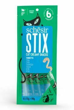 Schesir Cat Pochoutka Stix Liquid Snack Tuňák 6x15g porovnat ceny