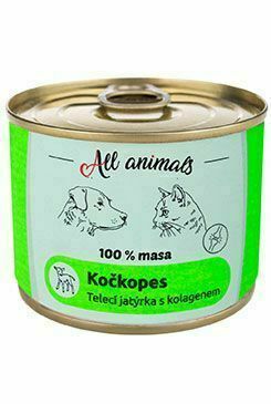 All Animals Kočkopes Telecí Jatýrka S Kolagenem 200g porovnat ceny