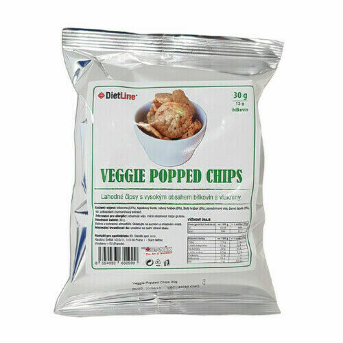 DietLine Veggie Popped Chips 30g porovnat ceny