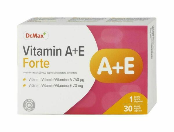 Dr. Max Vitamin A + E Forte 30 kapslí porovnat ceny