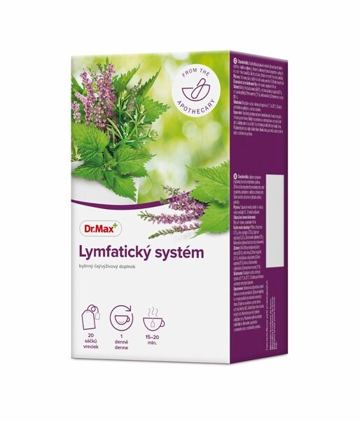 Dr. Max Lymfatický systém bylinný čaj 20x1,5 g porovnat ceny