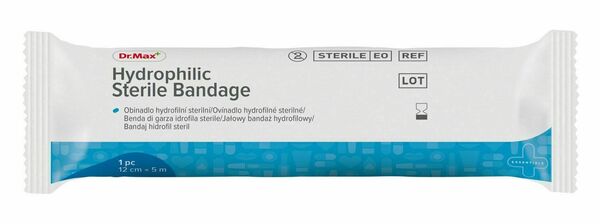 Dr.Max Hydrophilic Sterile Bandage 12 cm x 5 m 1 ks porovnání ceny