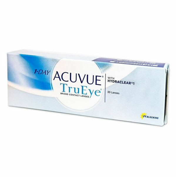 JOHNSON Acuvue TruEye jednodenní 30 čoček, Počet dioptrií: -0,75, Počet kusů v balení: 30 ks, Průměr: 14,2, Zakřivení: 8,5 porovnání ceny