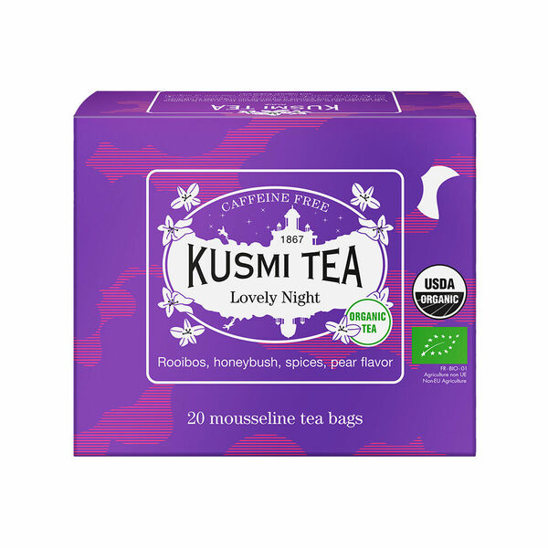 Kusmi Tea Organic Lovely Night mušelínové sáčky 20x2,2 g porovnat ceny