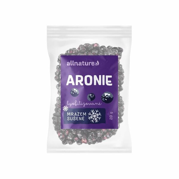 Allnature Aronie sušená mrazem celá 20g porovnat ceny