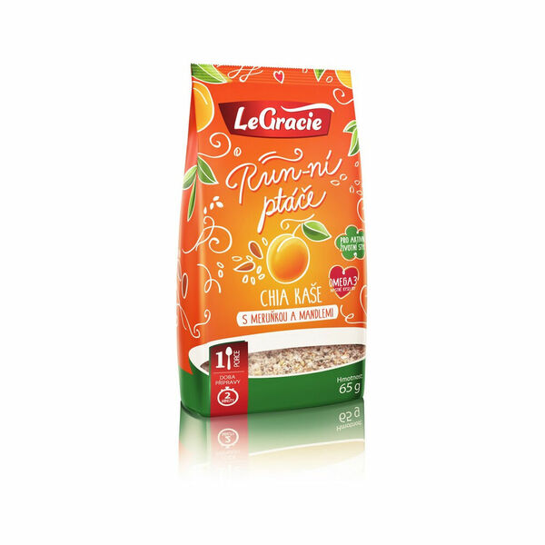 LEGRACIE Ovocná bezlepková kaše meruňka, mandle 65 g porovnat ceny
