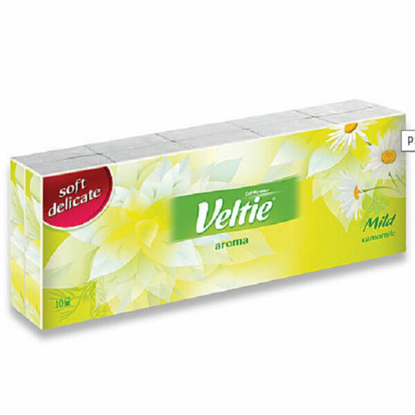 VELTIE Aroma papírové kapesníčky Heřmánek 10x10 kusů porovnat ceny