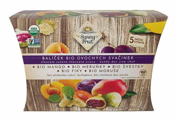 Sunny Fruit BIO Balíček ovocných svačinek 5x36 g porovnat ceny