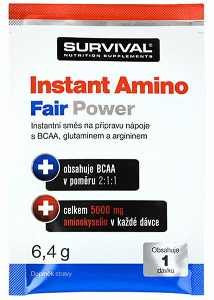 Survival Nutrition Instant Amino Fair Power jahodové mojito 6,4g porovnat ceny