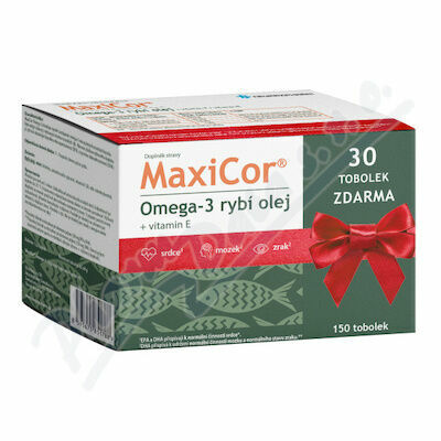 MaxiCor Omega-3 tbl.120+30 dárkové balení 2023 porovnat ceny