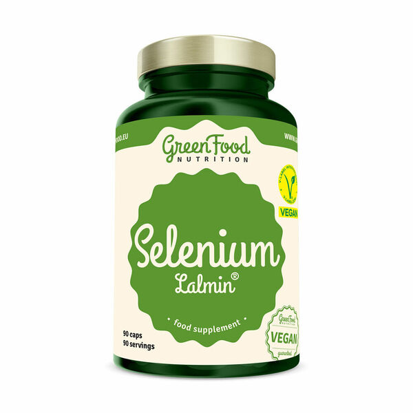 GREENFOOD NUTRITION Selenium lalmin 90 kapslí porovnat ceny