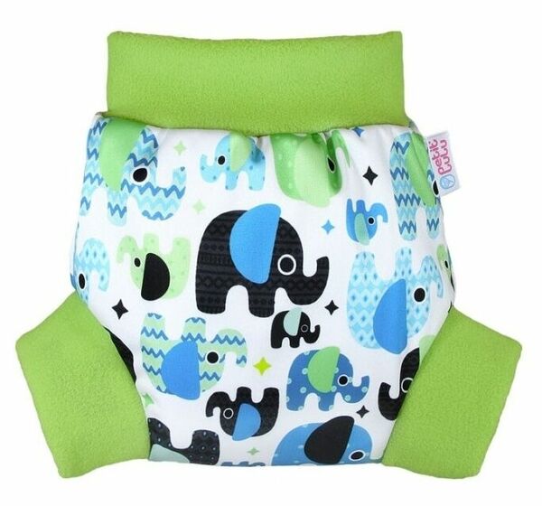 Petit Lulu - pull-up svrchní kalhotky, vel.M, sloníci (tyrkys) porovnat ceny