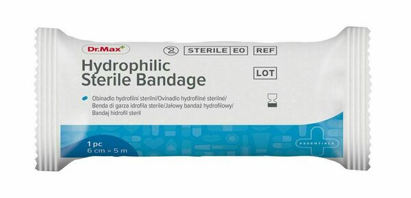 Dr.Max Hydrophilic Sterile Bandage 6 cm x 5 m 1 ks porovnat ceny