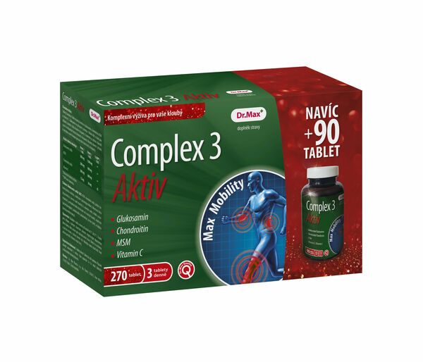 Dr.Max Complex 3 Aktiv dárkové balení 180+90 tablet porovnat ceny