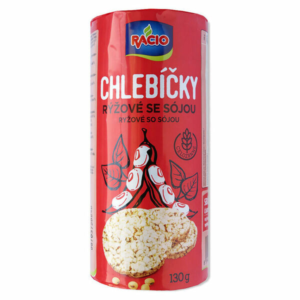 RACIO chlebíčky rýžové se sójou 130 g porovnat ceny