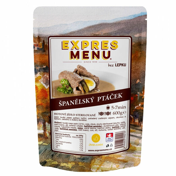 EXPRES MENU Španělský ptáček bez lepku 2 porce porovnat ceny