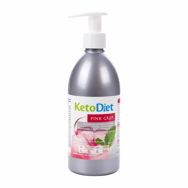 KETODIET Sirup bez cukru s příchutí Pink grep 500 ml porovnat ceny