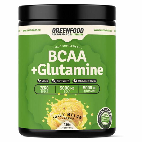 GREENFOOD NUTRITION Performance BCAA + glutamine šťavnatý meloun 420 g porovnat ceny
