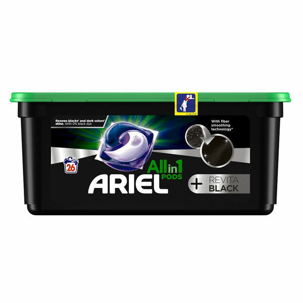 ARIEL +Revitablack Allin1 PODs Kapsle na praní 26 pracích dávek porovnat ceny